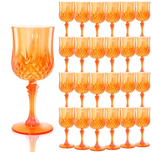 24Pack Plastic Wine Glasses (24 Count)