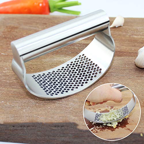 Garlic press kitchen tool garlic peeler professional ginger crusher ergonomic labor