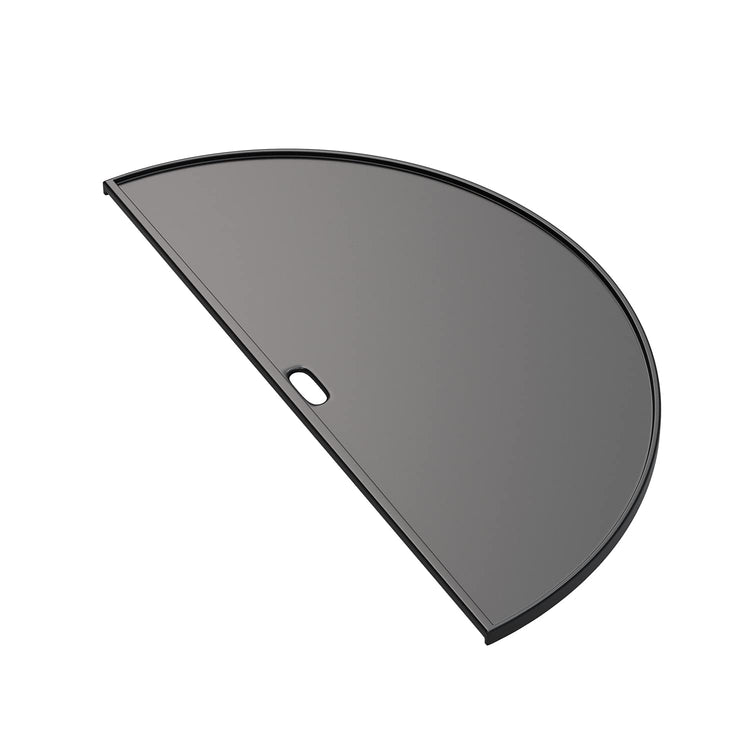 18" Half Moon Cast Iron Reversible Griddle for Kamado Joe KJ