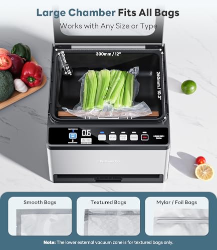 DualCore CVS101 Chamber Vacuum Sealer for Liquids & Sous Vide