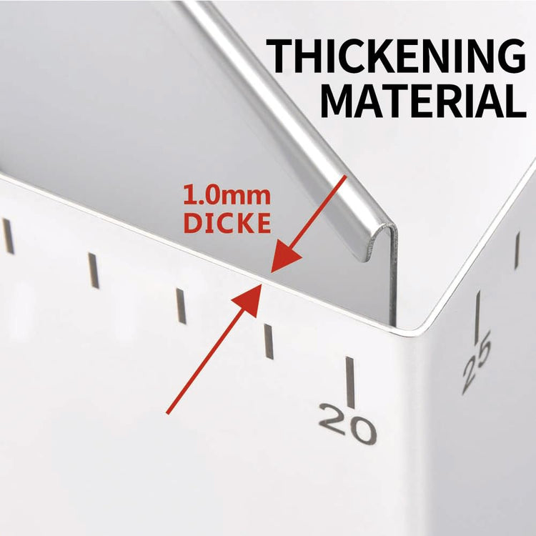 Rectangular Cake Ring Mold Stainless Steel Heavy Duty Adjustable Tiramisu Pan Big Size Extensible Pastry Shaping Mould for Baking