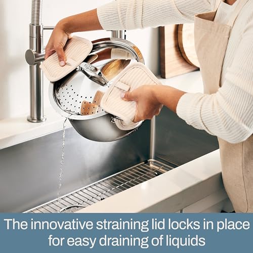 Simply Strain Stainless Steel Multipot with Straining Lid