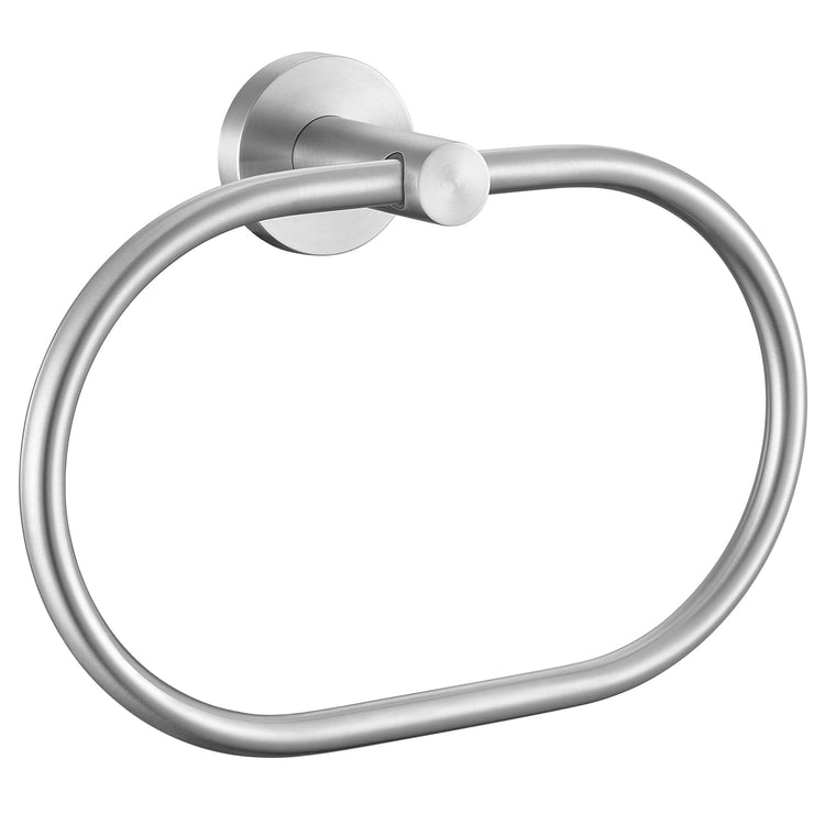 Oval Towel Ring Brushed Nickel