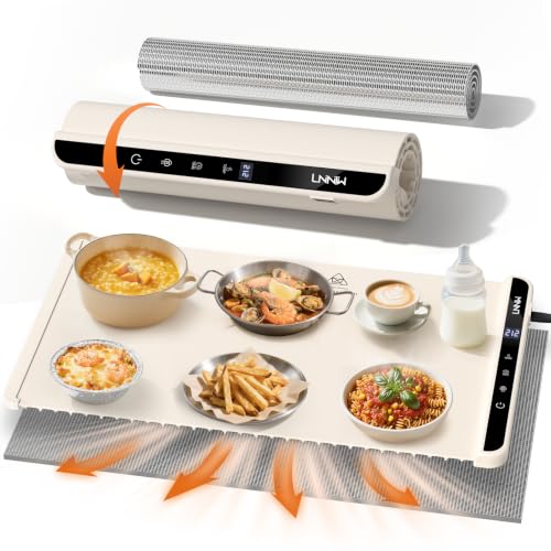 Warming Mat for Food (Off White / 26x15 Inch)