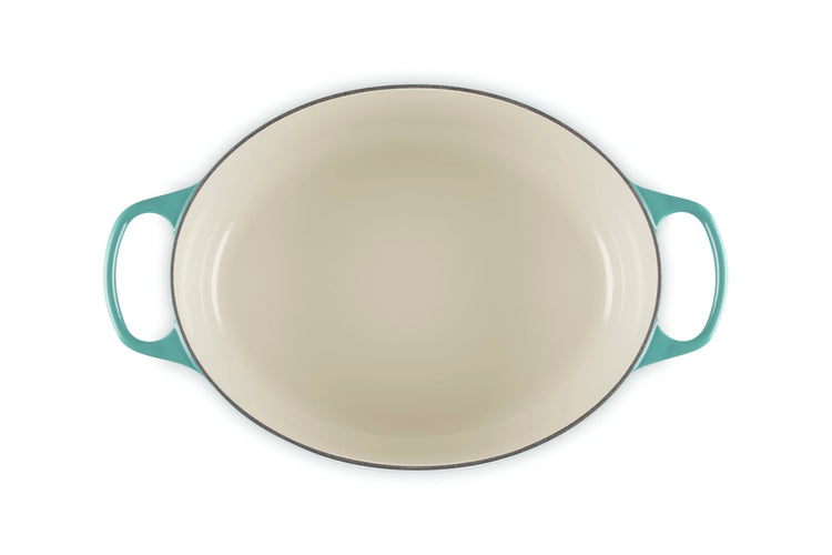 Enameled Cast Iron Oval Dutch Oven