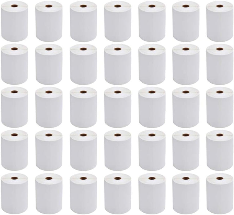 FungLam 4x6 Thermal Labels, 40 Rolls Thermal Printer Labels, 250 Labels/Roll, 1'' Core, Perforated and Strong Adhesive Shipping Labels, Compatible with Zebra and Most Thermal Label Printers