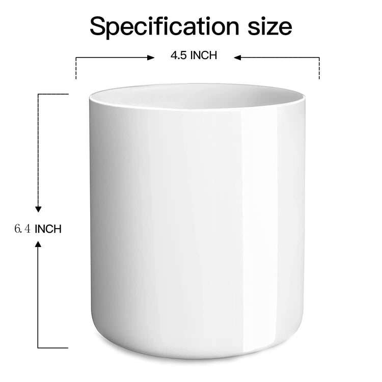 White utensil holder for Countertop