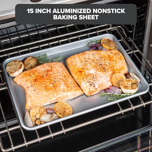Premium 15 Inch Nonstick Baking Sheet Pan