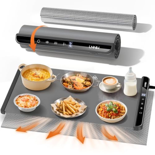 Warming Mat for Food (Dark Grey / 26x15 Inch)