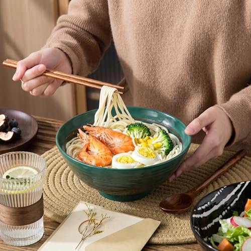 Ramen Bowl Set (Green - Set of 4)