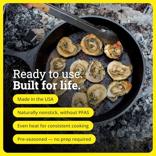 Pre Seasoned Cast Iron Skillet (Skillet / 15-inch)