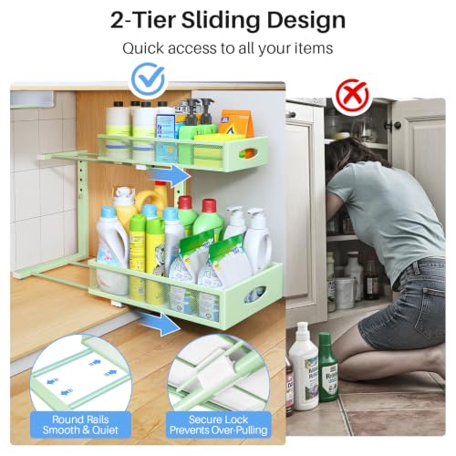 Under Sink Organizer (Green / 1-Pack)