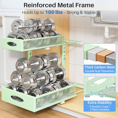 Under Sink Organizer (Green / 1-Pack)