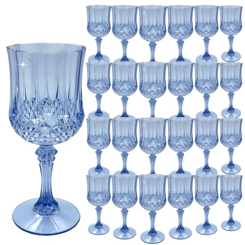 24Pack Plastic Wine Glasses (24 Count)