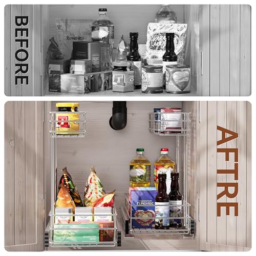 Under Sink Organizer 9" W X19 D (9"W X18.5"D)