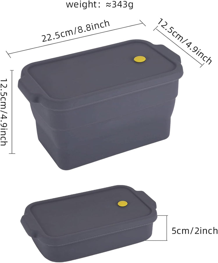 Silicone Bread Pan with Lid, Nonstick & Heat Resistant Foldable Bread Pan, Bread Mold for Baking, Bread Baking Pan, Bread Pans for Homemade Bread, Pullman Loaf Pan for Baking Bread