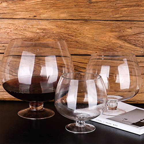 2000ml To 12000ml Super Big Crystal Glass Brandy Glasses Drink Snifters Bar Wine Surprised Drinkware