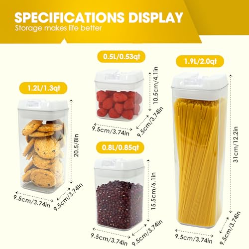 Airtight Food Storage Containers with Lids
