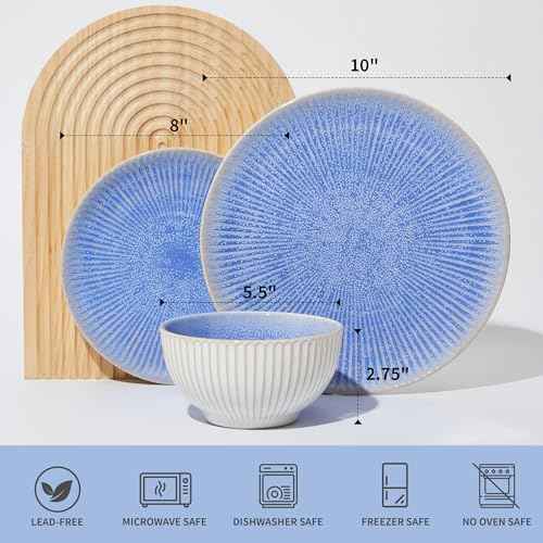 Ceramic Dinnerware Sets for 4 (12 Count)