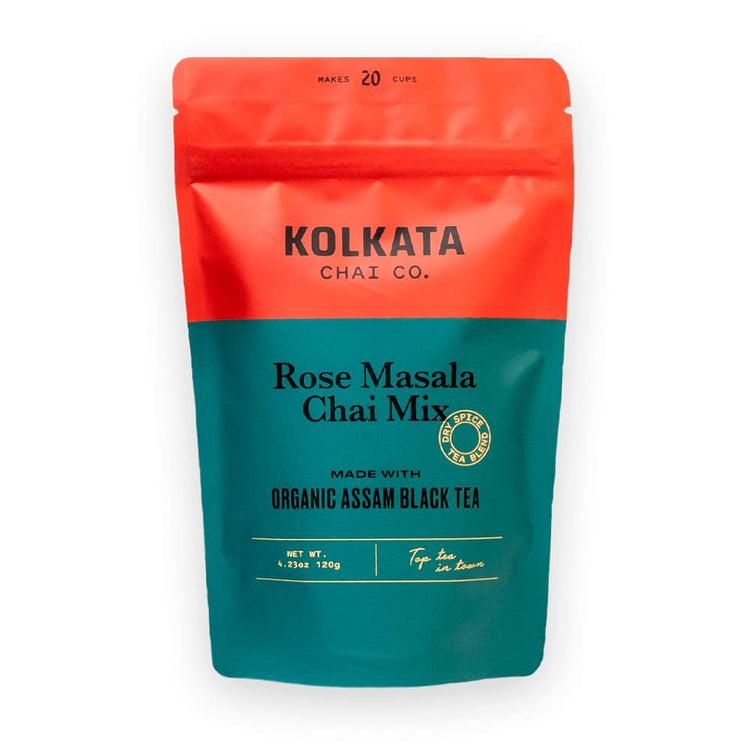 Kolkata Chai Rose Masala Chai mix (4.2329 Ounce)