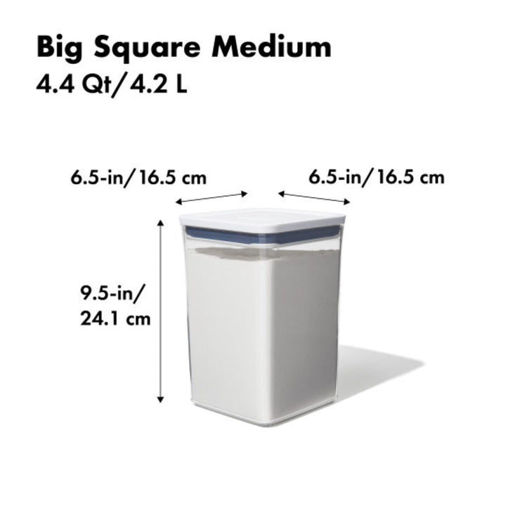 Good Grips POP Container (4.4 Qt (Pack of 1) / White)