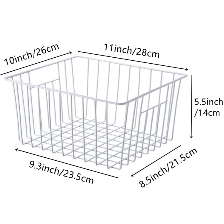 Freezer Baskets Storage Basket Organizers (4 Count)