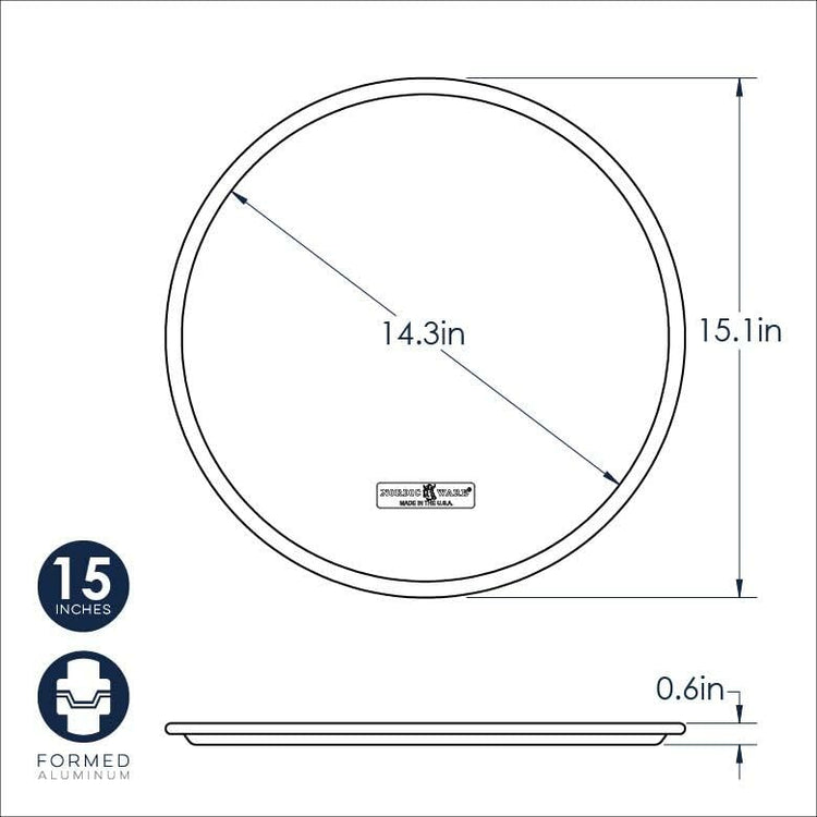 Naturals 14" Traditional Pizza Pan
