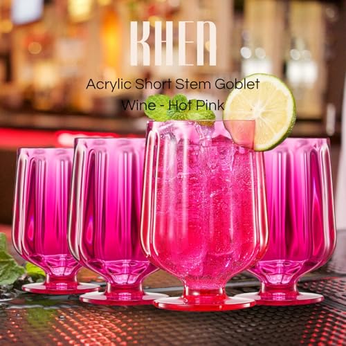 15oz Unbreakable Premium Drinking Glasses Set of 4 (4 Count)