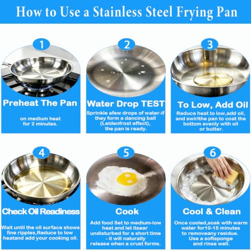 Stainless Steel Pots and Pans Set