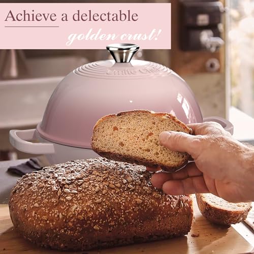 Cast Iron Dutch Oven Pot with Lid (Pink)