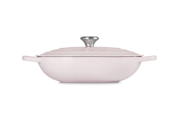 Enameled Cast Iron Oval Casserole with Lid