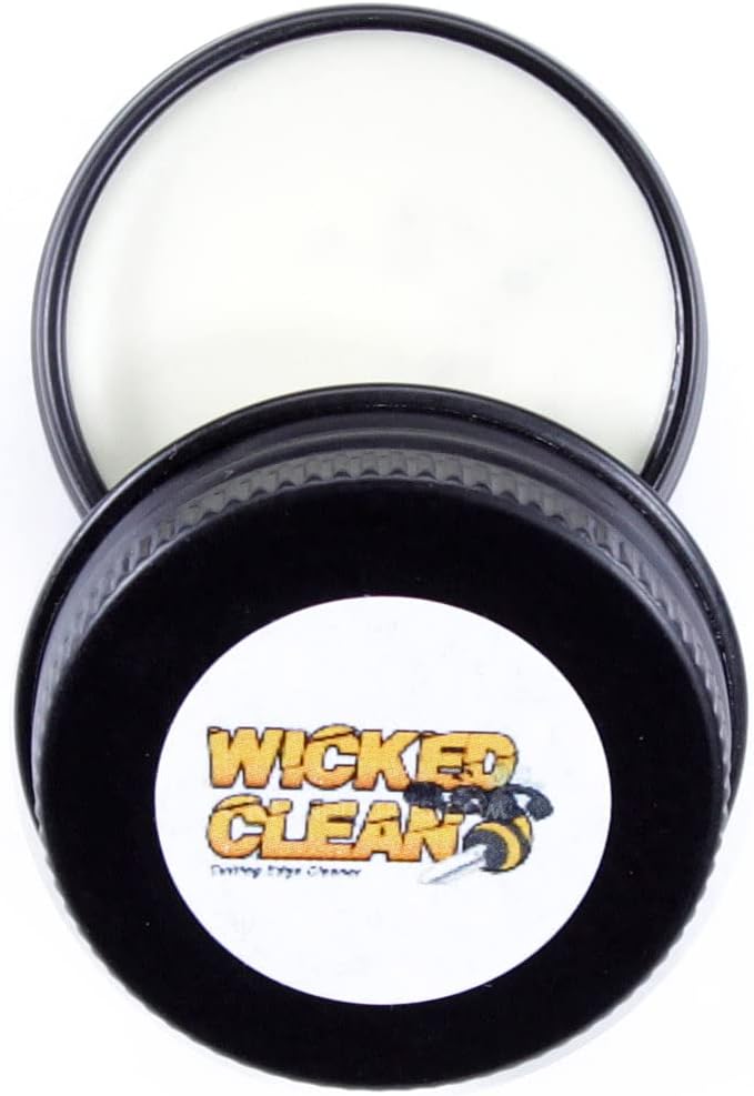 Wicked Clean - (0.50 oz.) - Cutting Edge Knife Cleaner - for Stainless Steel, Carbon Steel, and Damascus Steel - 100% Organic & Food Safe - (USA Made) – Cleans & Protects
