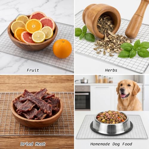 5 Pcs 13x12 Inch Dehydrator Trays Compatible with CP267 (5 Count)