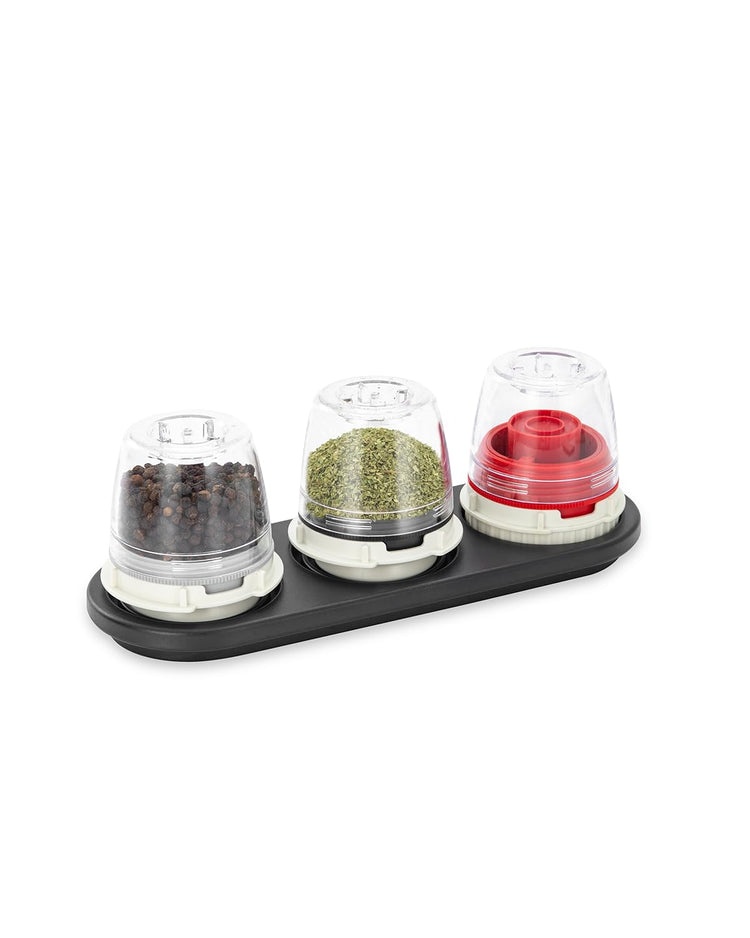 Black Trio Stackable Tray