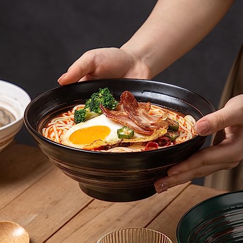 Ramen Bowl Set (Black - Set of 4)