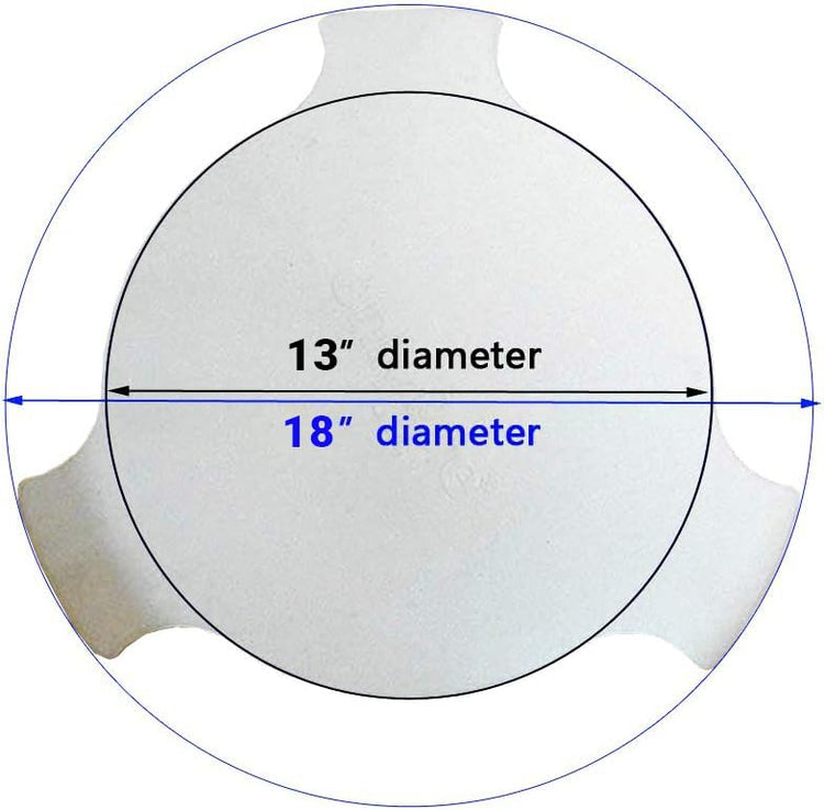 18" Pizza Stone Heat Deflector Fits Big Green Egg
