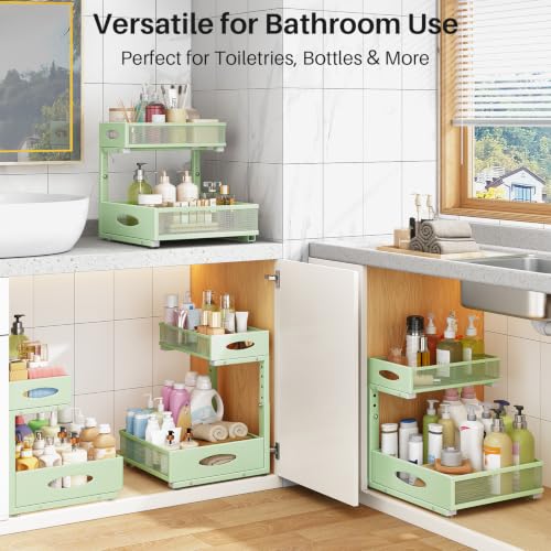 Under Sink Organizer (Green / 1-Pack)