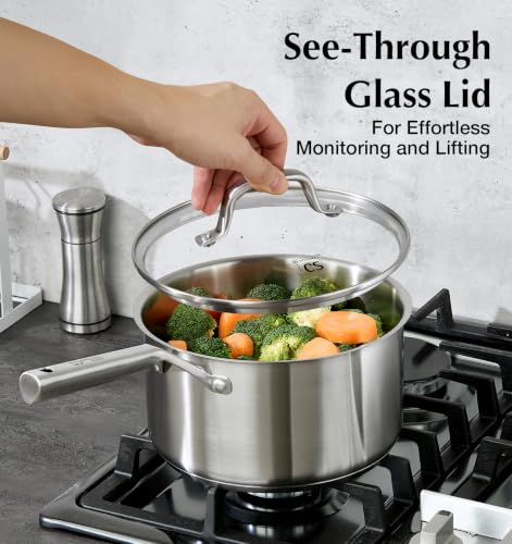 Stainless Steel Cookware Set 17 Piece