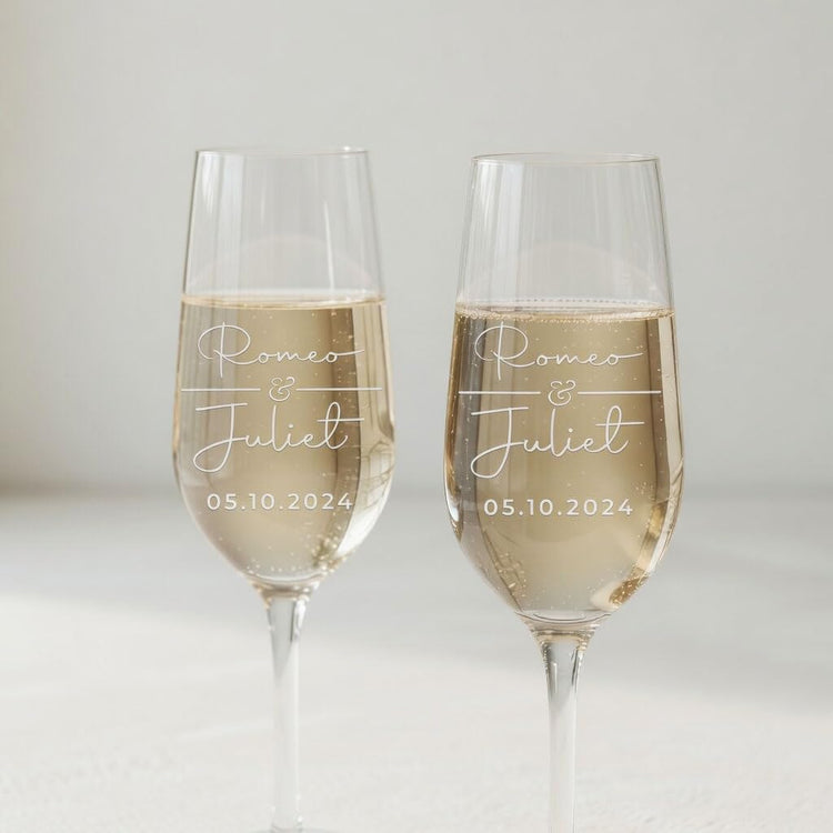 Personalized Champagne Flutes (2 Count)