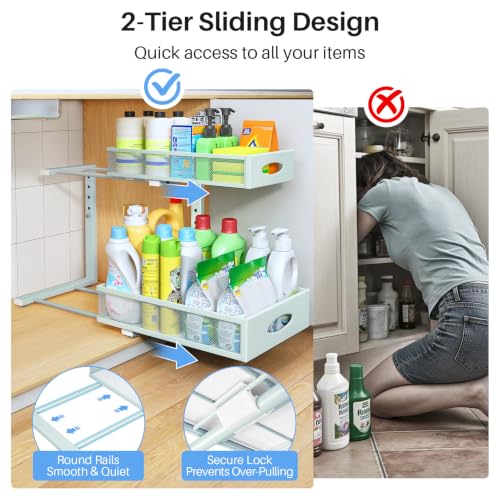 Under Sink Organizer (Blue / 2-Pack)
