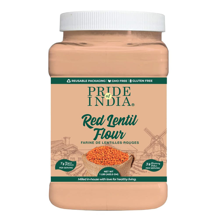 Red Lentil Flour 1 lbs (16 Ounce)