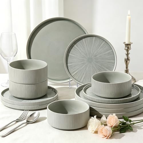 Stoneware Dinnerware Sets for 4