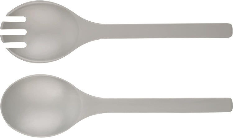 Bamboo Fiber Salad Bowl with Servers Set Large 9.8inches Nature Bamboo Mixing Bowl with Servers with Lid Spoon and Fork for Fruits,Salads and Vegetables