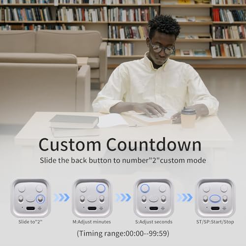 Productivity Timer Flip Gravity Sensor Cube Timer Countdown & Countup