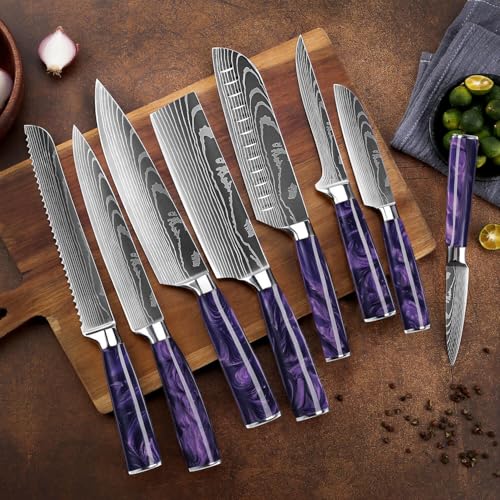 SENKEN 16 Piece Knife Block Set (16 Count)