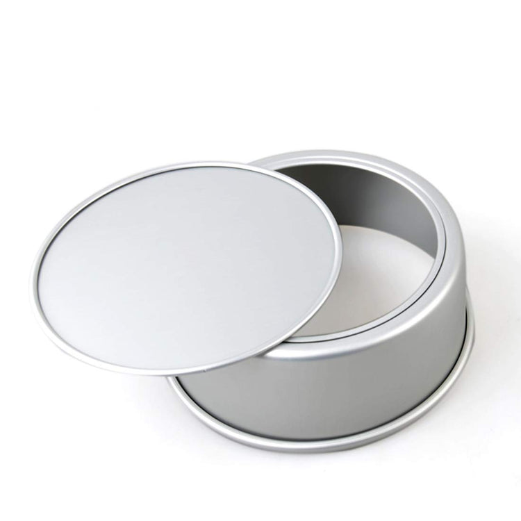 2 Pack 8 Inch Aluminum Round Cake Pan with Removable Bottom (2 Count)