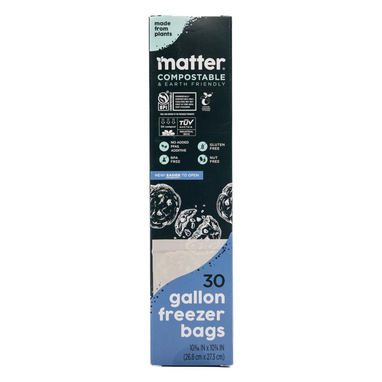 Compostable Gallon Freezer Bags (30 Count)