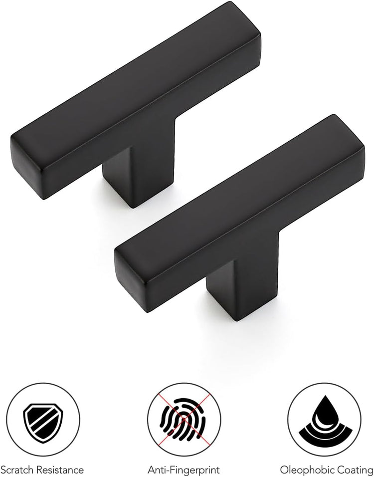 Ravinte 25 Pack Solid Single Hole Slim Square Bar Drawer Handles Kitchen Cabinet Handles Black Drawer Pulls Kitchen Cabinet Hardware Kitchen Handles Matte Black Cabinet Pulls
