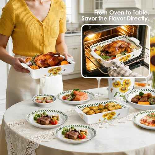 Ceramic Casserole Dish for Oven