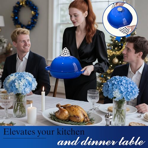 Enamelled Cast Iron Dutch Oven Pot (Blue)